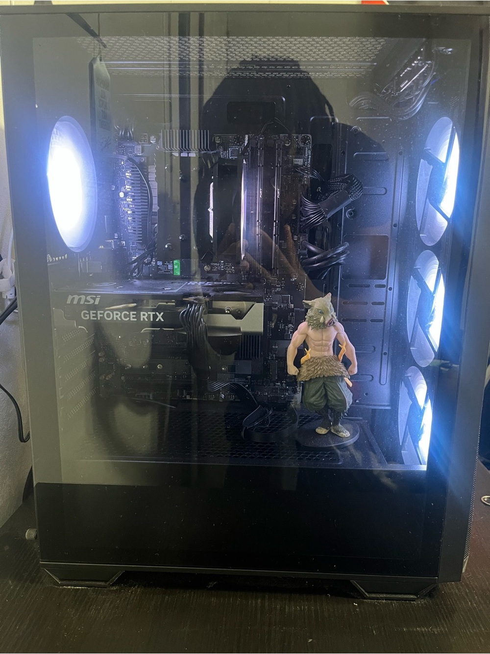 MSI Codex R2 Black Gaming PC with RGB Fans and GeForce 5060 RTX